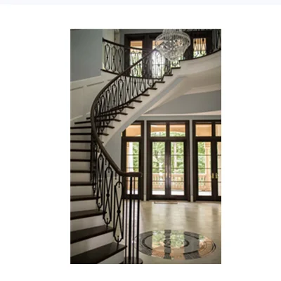 Hot Selling Iron Stairs Railing Models Iron Stairs Simple Design for Iron Stairs Railing