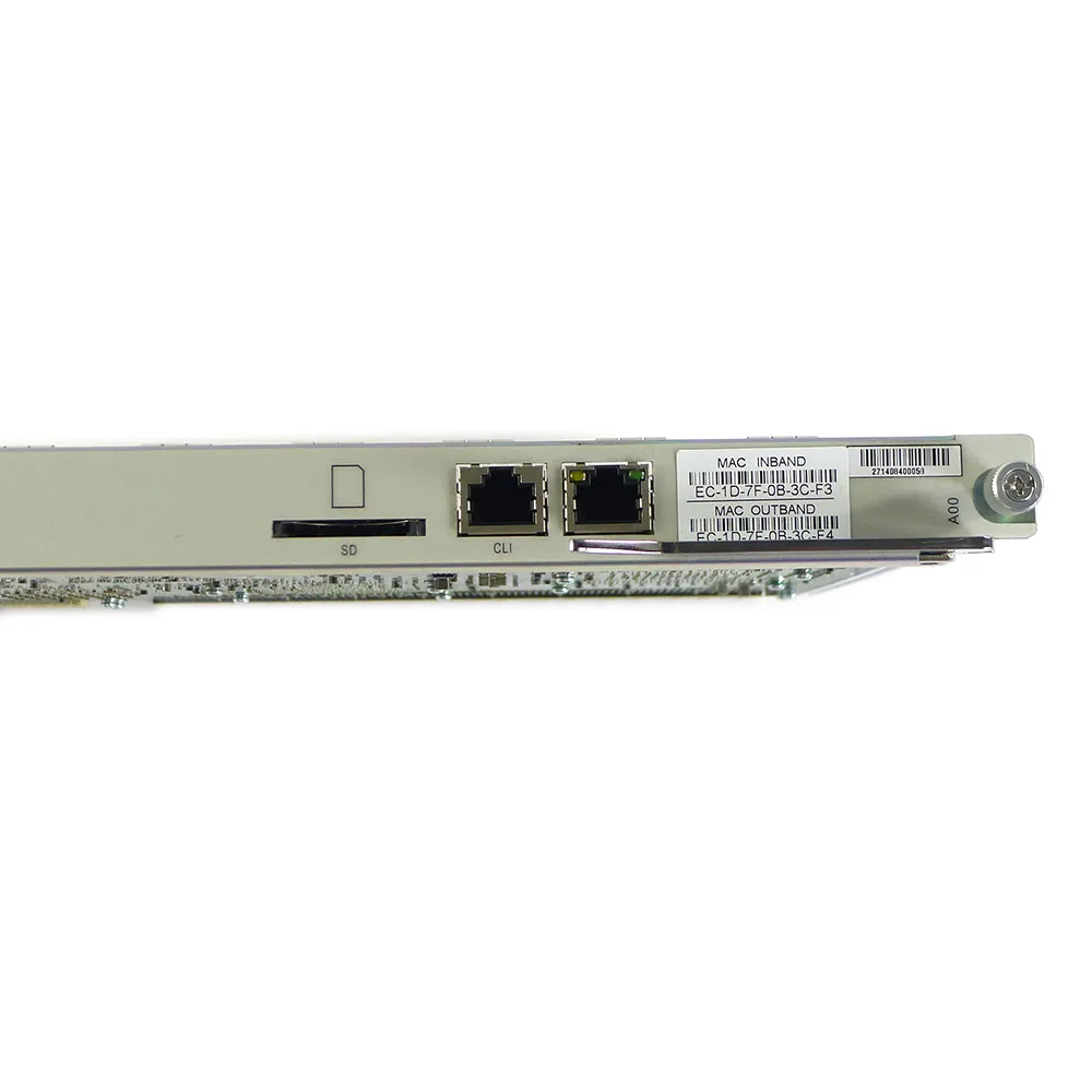 Original Z T E control board SCXL model for C300 GPON or EPON OLT, with 2 ethernet ports and one SD port, FiberCore