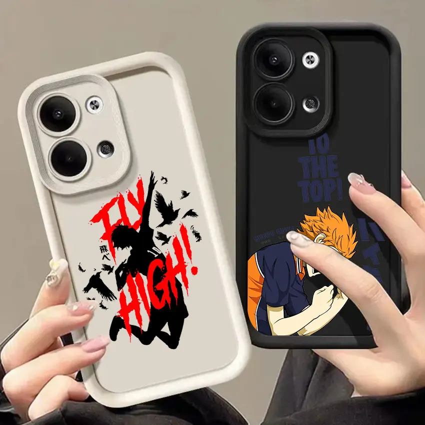 

Haikyuu High School Volleyball Anime Phone Case For Oppo Reno 14 13 12 11 F 10 5G 6 7 8 Pro Plus Cover 8T 7Z 8Z 14Pro Soft Funda