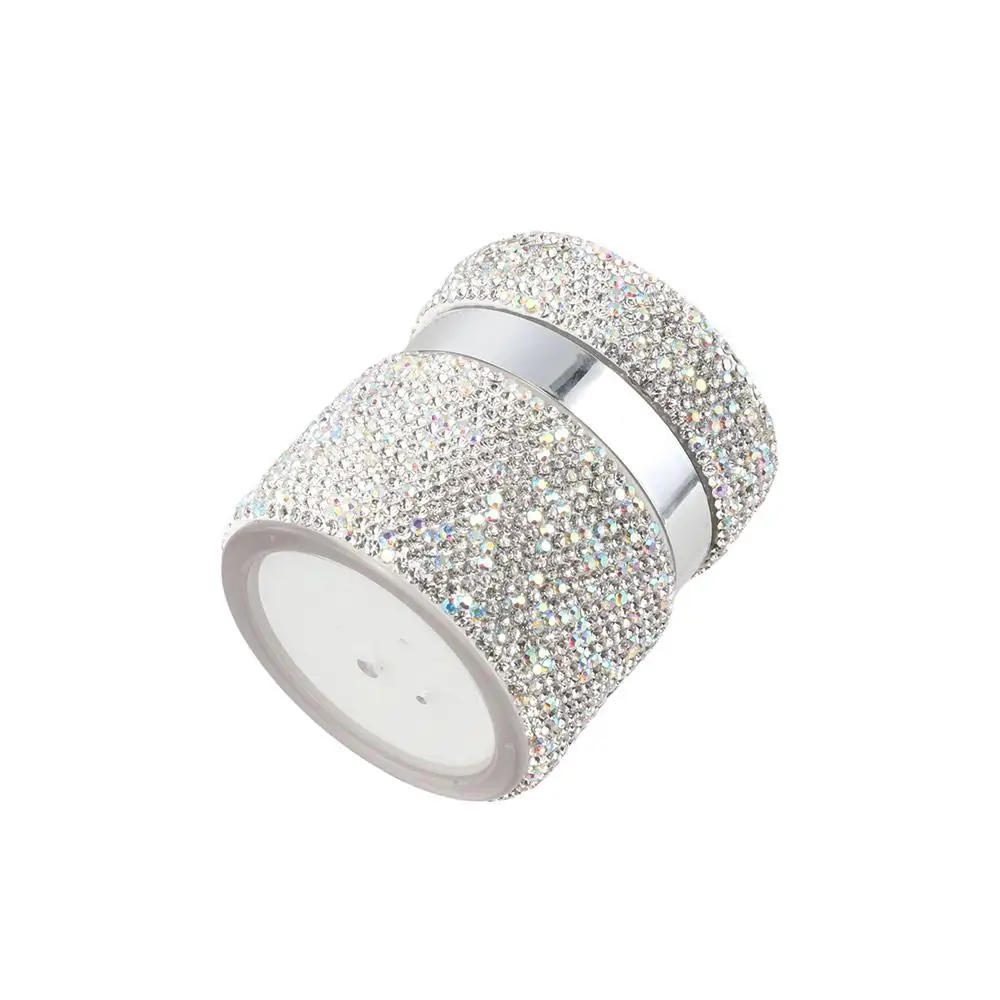 Rhinestone Airless Cream Bottle Dispenser Refillable Portable Cosmetic Container Emulsion Box Push Down Pump