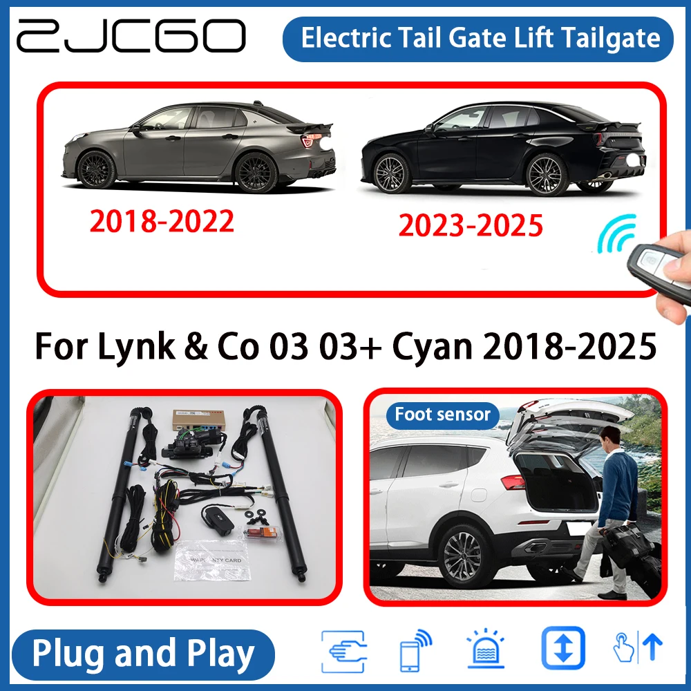

for Lynk & Co 03 03+ Cyan 2018-2025 Automatic Powered Tailgate Power Liftgate Electric Tail Gate Lift Assisting System