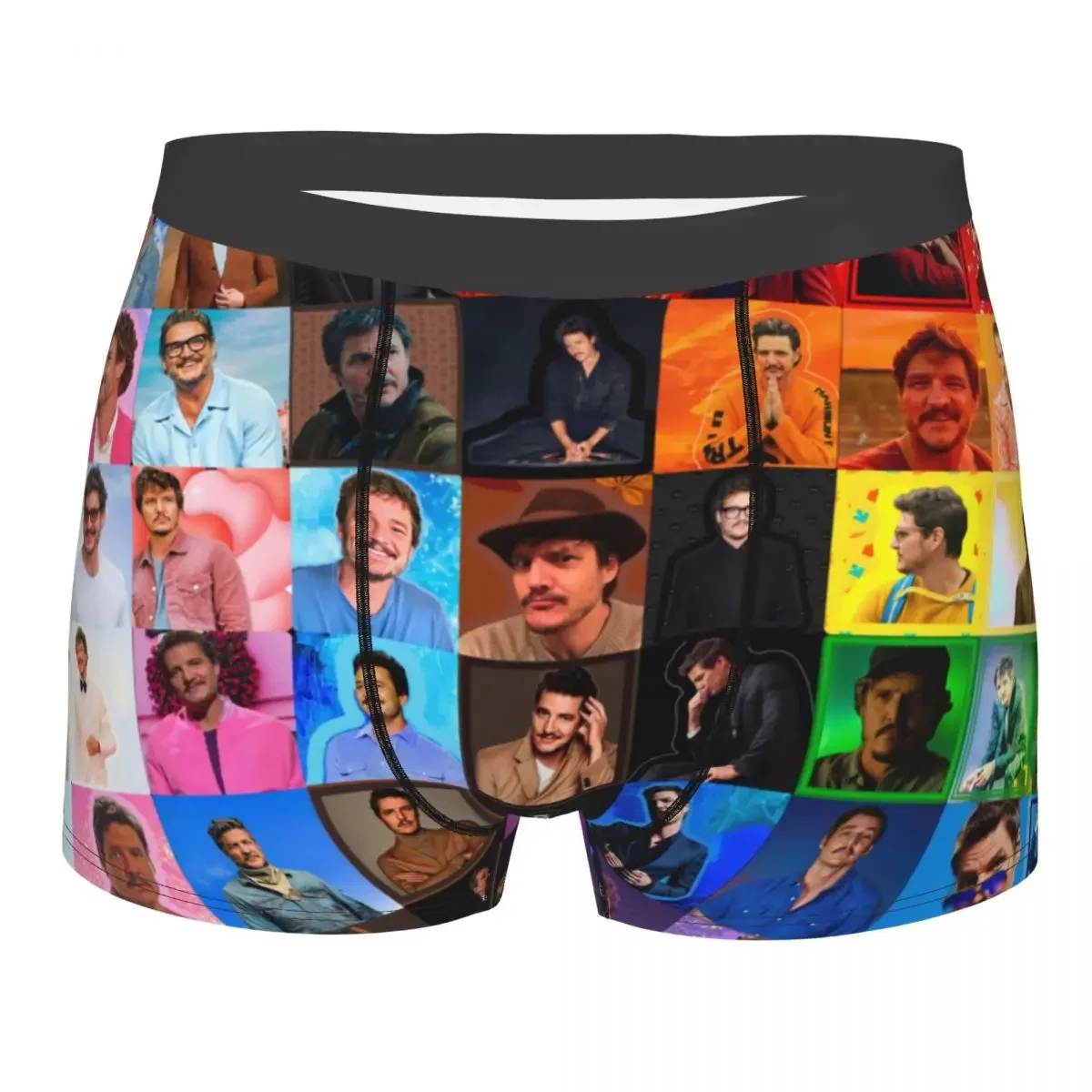 Pedro Pascal Progress Pride Flag Underwear Male Sexy Print Customized Boxer Shorts Panties Briefs Soft Underpants