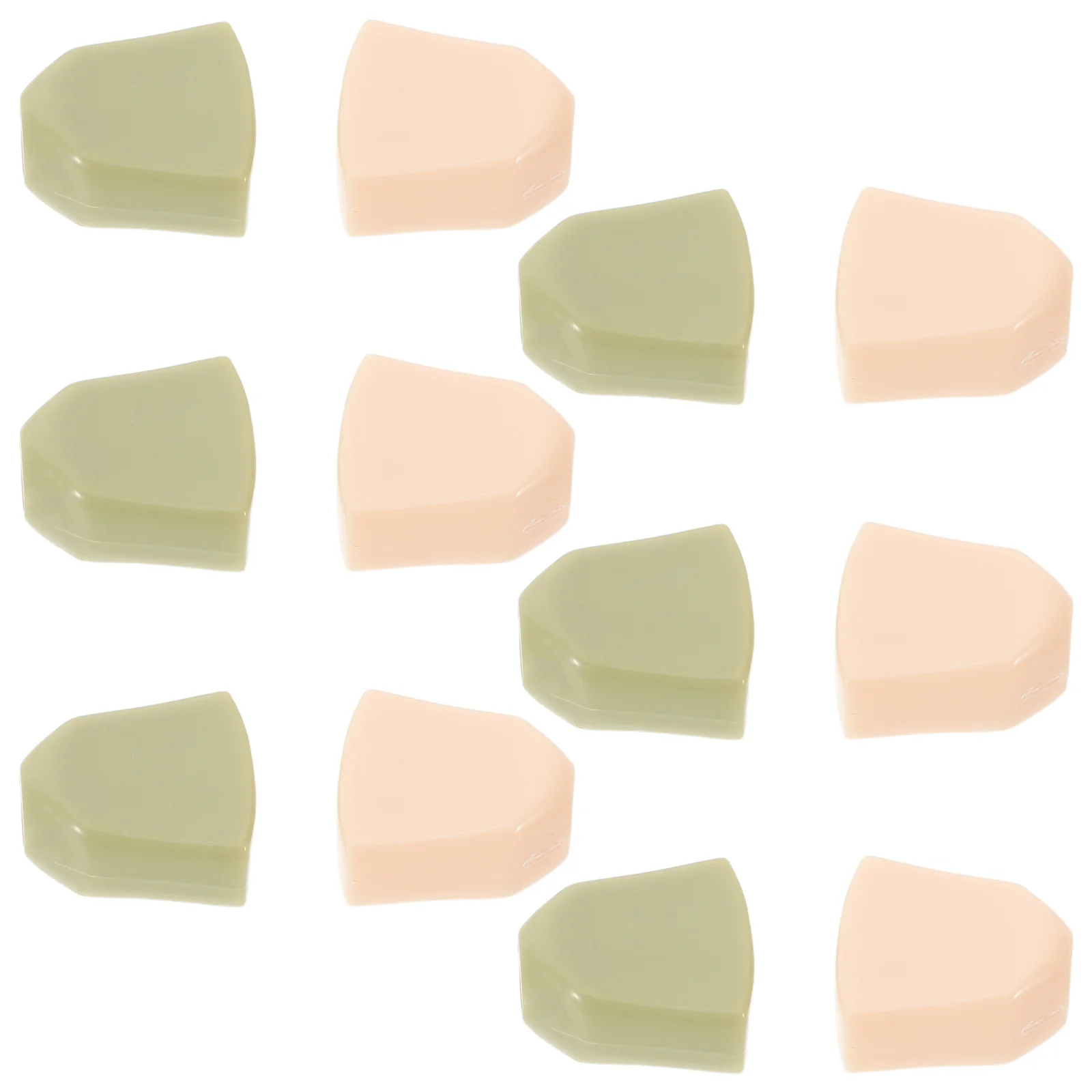 12 مجموعات ضبط الغيتار أوتاد الصوتية الأخضر دسم الأصفر موثوقة ضبط تجربة دائم آلة رؤساء أجزاء الغيتار الشعبي #1