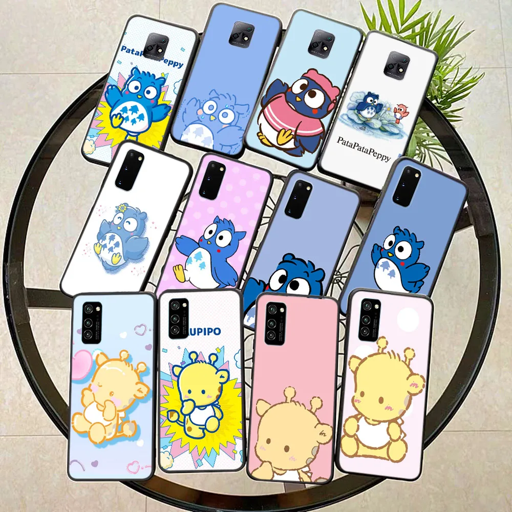 A-2 Patapatapeppy Paupipo Черный корпус для Samsung S20 A20S A70 A50 FE A10 A30S A20 A30 A50S S10 A10S S10e Lite Plus Ultra