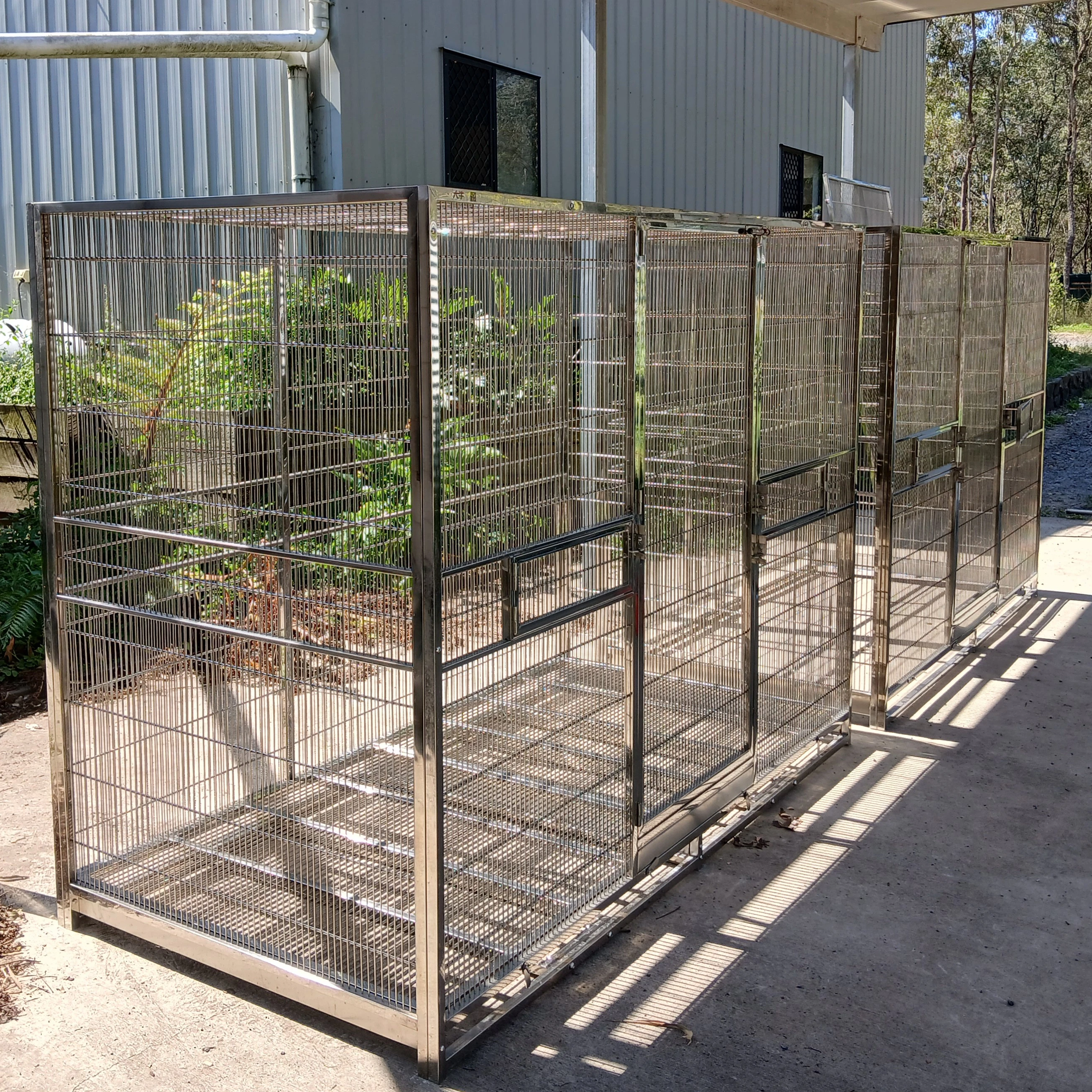 

Stainless Steel Stackable Bird Cages and SUS304 Stainless Steel Large Parrot Bird Cages for Sale