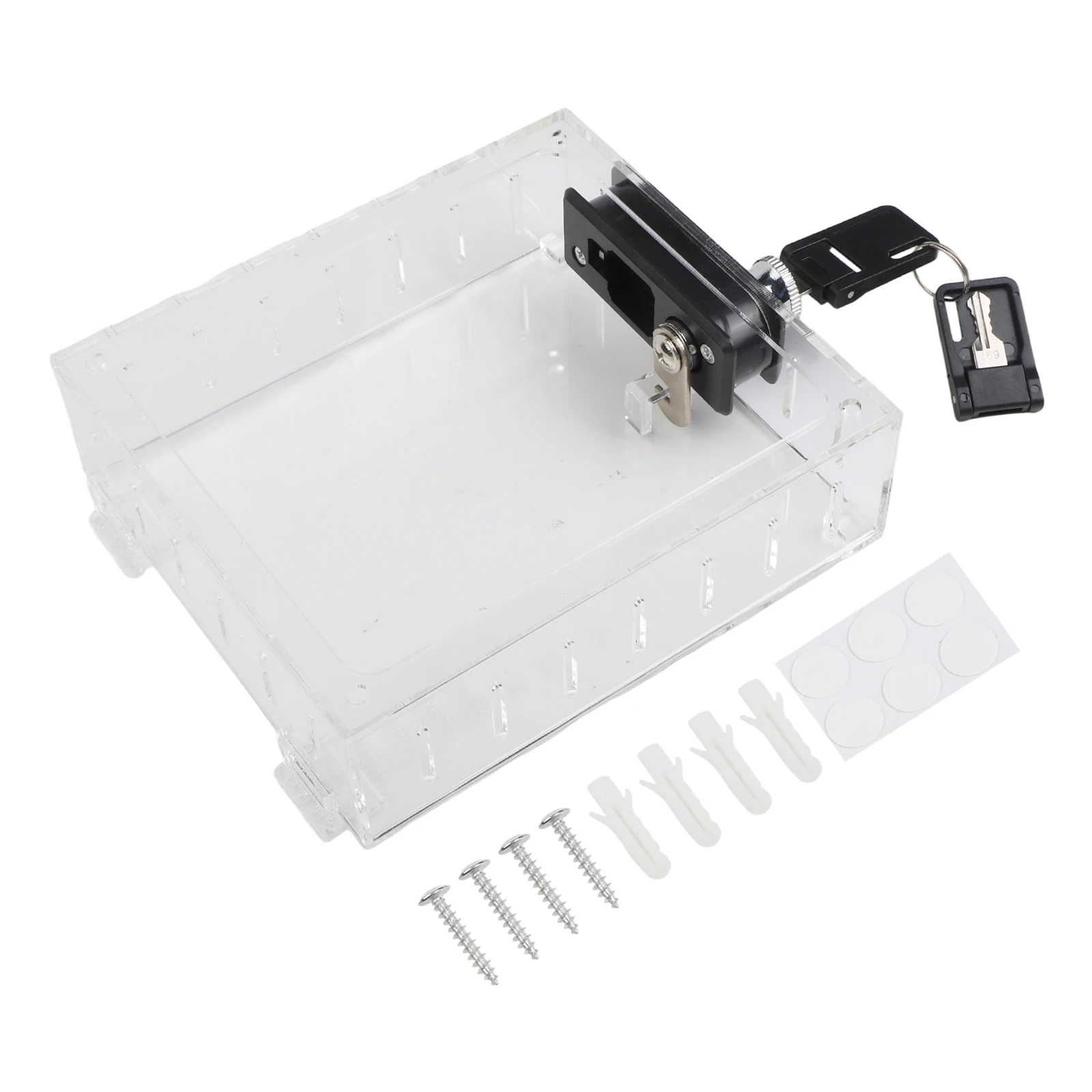 L Secure HVAC Controls Clear Visibility Thermostat Box Controller Transparent Mounting Box Easy for access For Settings