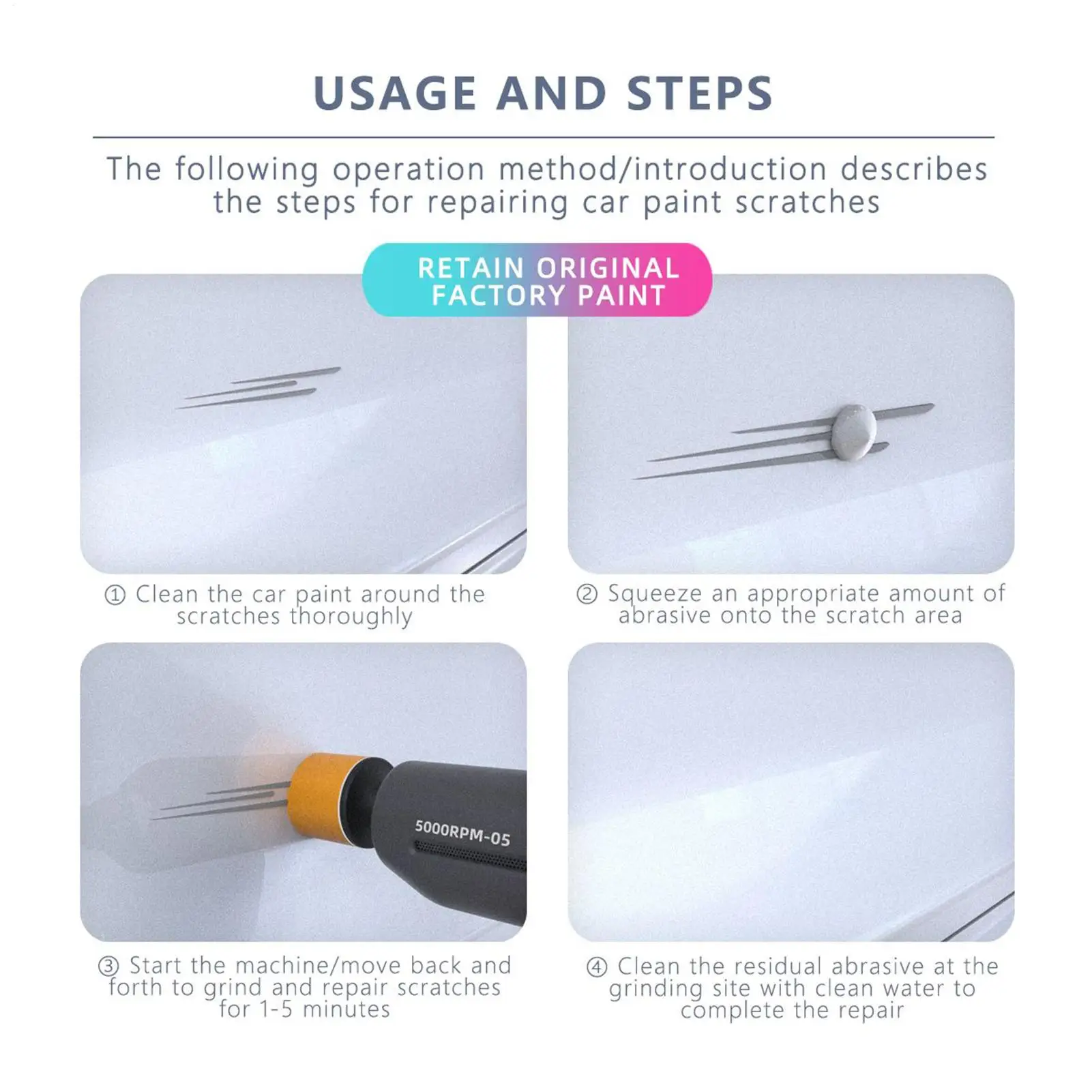 12 فولت آلة تلميع السيارات الصغيرة عازلة كهربائية تلميع الصبح عدة متعددة الوظائف مريح لإزالة الخدوش بالتفصيل التلقائي