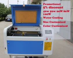 40w 50w 60w 80w 100w 4060 Small co2 Laser Engraving Machine for  nonmetal