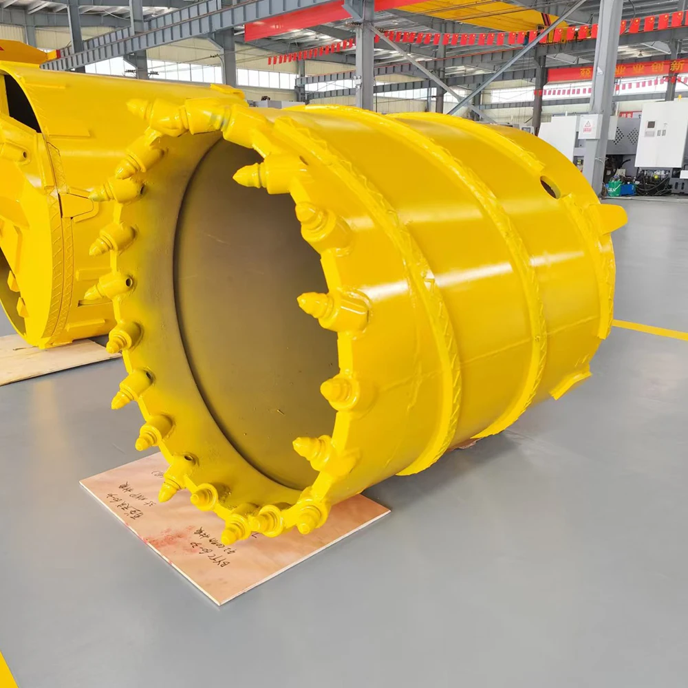 Piling Machine Core Barrel Rock Bucket With Bullet Teeth For Rotary Drill Rig