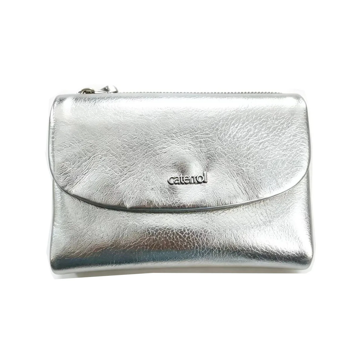 Bifold Short Genuine Leather Wallet Women RFID Card Holder Purse Brand Golden Color Cow Leather Clutch Bag with Gift Box
