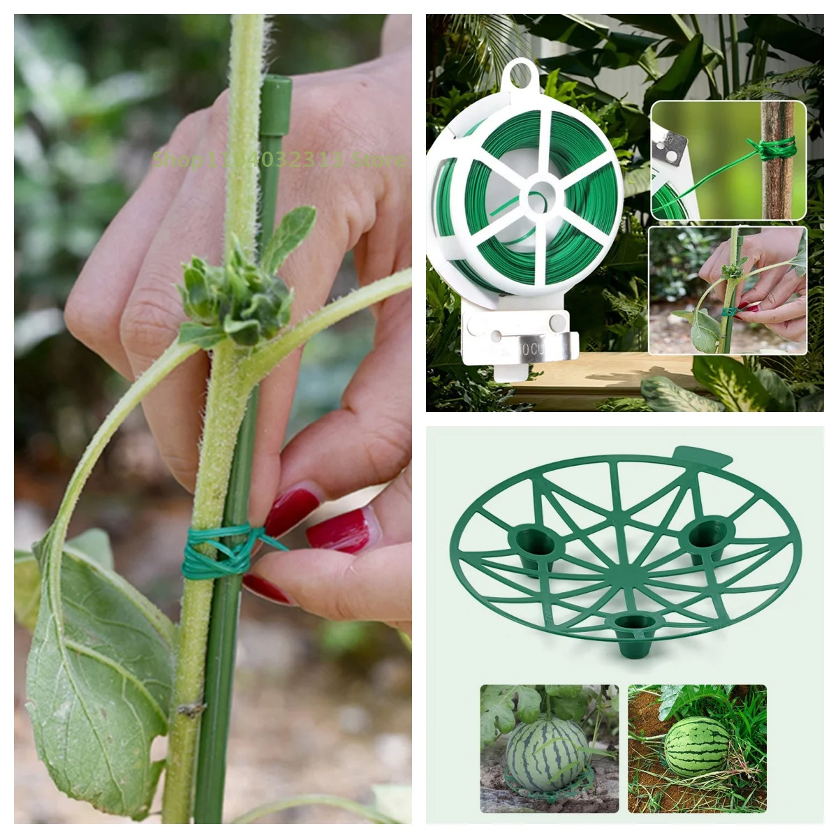 

1/10Pcs Watermelon Stand Fruit Stand Support Basket Frame Vegetables Plant Tray Rack Melon Squash Pumpkin Protective Holder