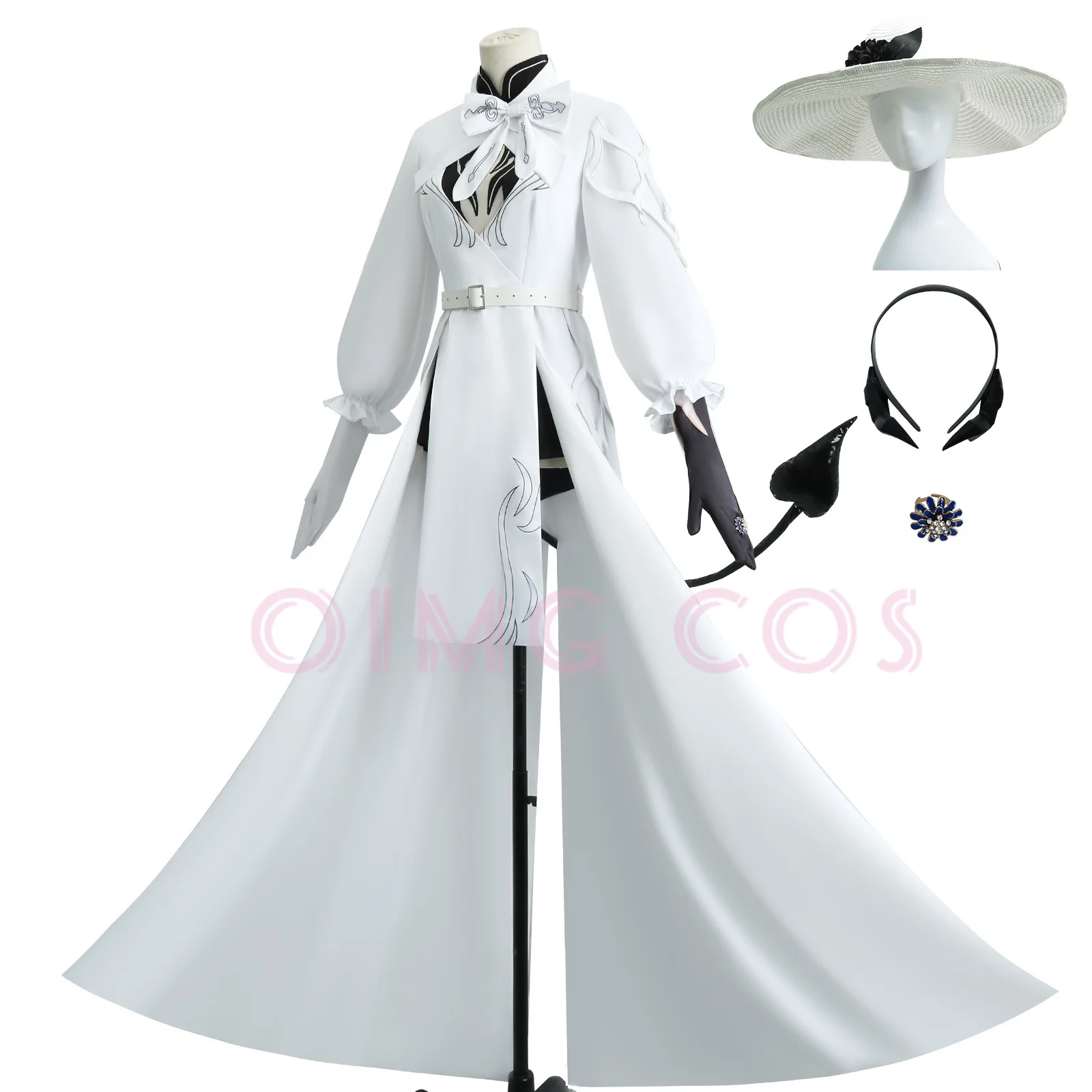 Costume de Cosplay de Constance de Honkai Star Rail pour Homme, Uniforme de Carnaval, Perruque, Anime, Halloween, Tenues de Jeu Rick