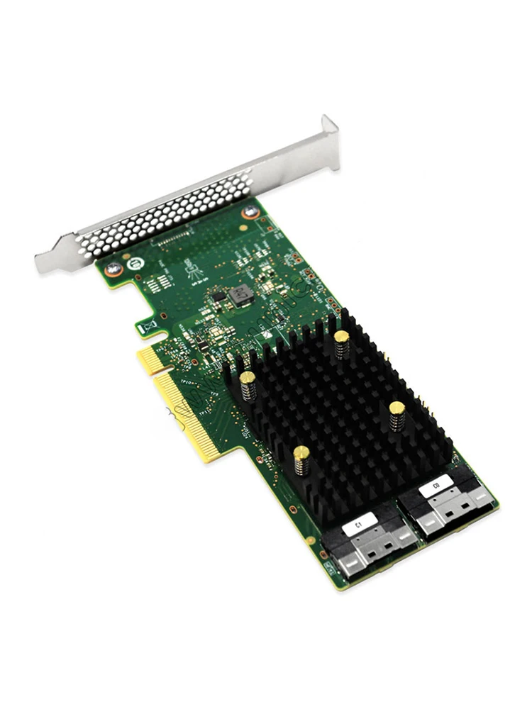 9500-16i PCI-E 4.0X8 to 2 SFF-8654 8i NVME expansion card LSI3816 controller