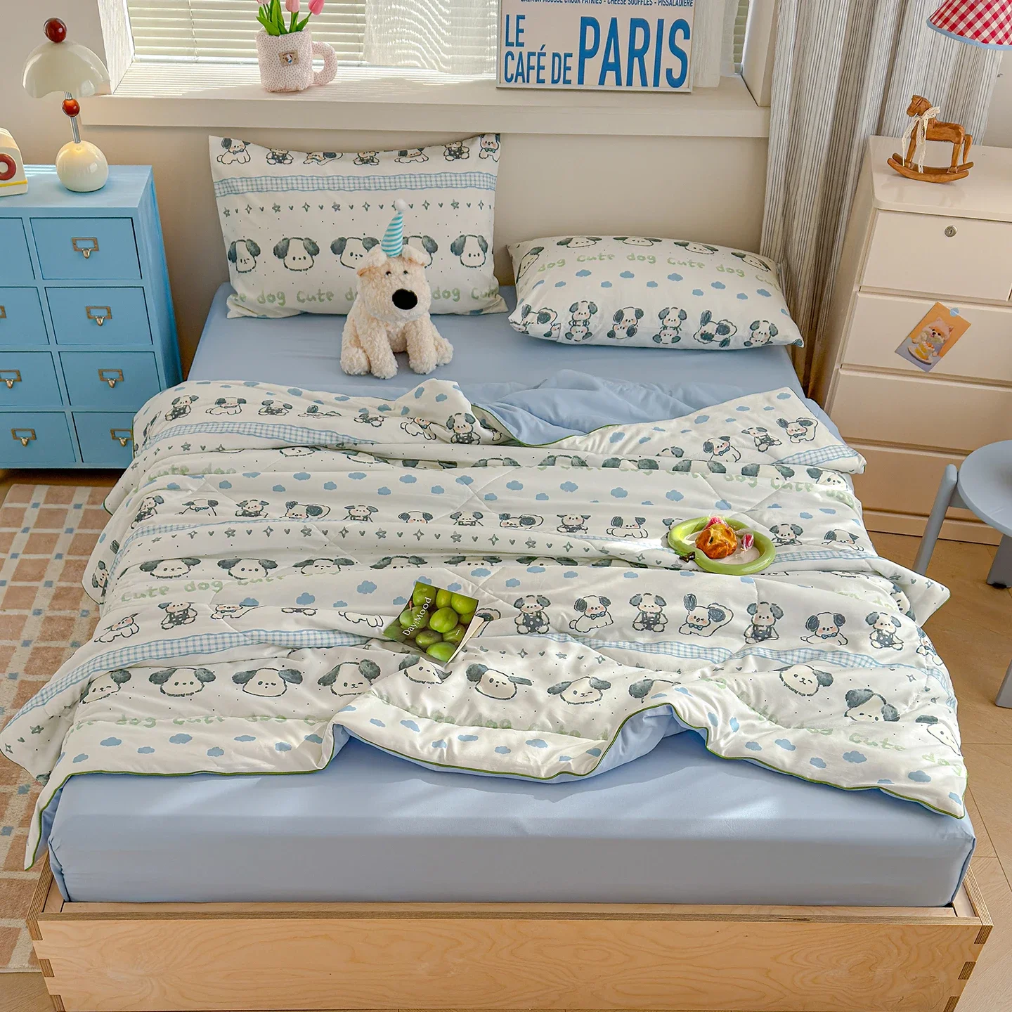 New Skin-friendly Breathable Summer Blanket Air Conditioner Quilt Queen Soya Fibre Washable Comforter Thin Duvet Lightweight