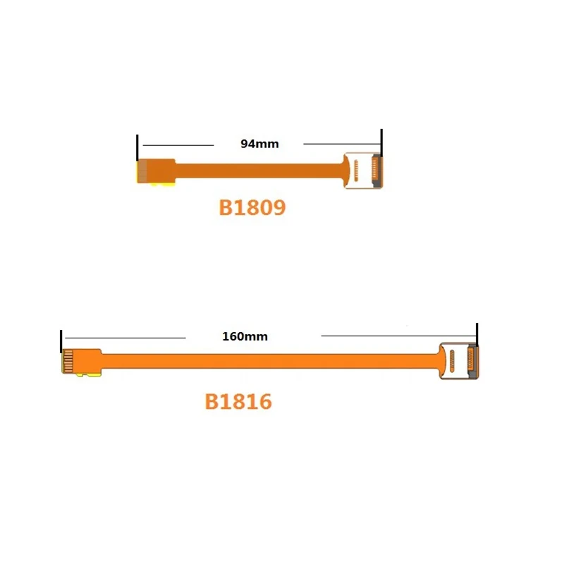 16cm 10cm Micro SD TF Memory Card Kit Male To Female Extension Cable Soft Flat FPC Cable Extender 10cm