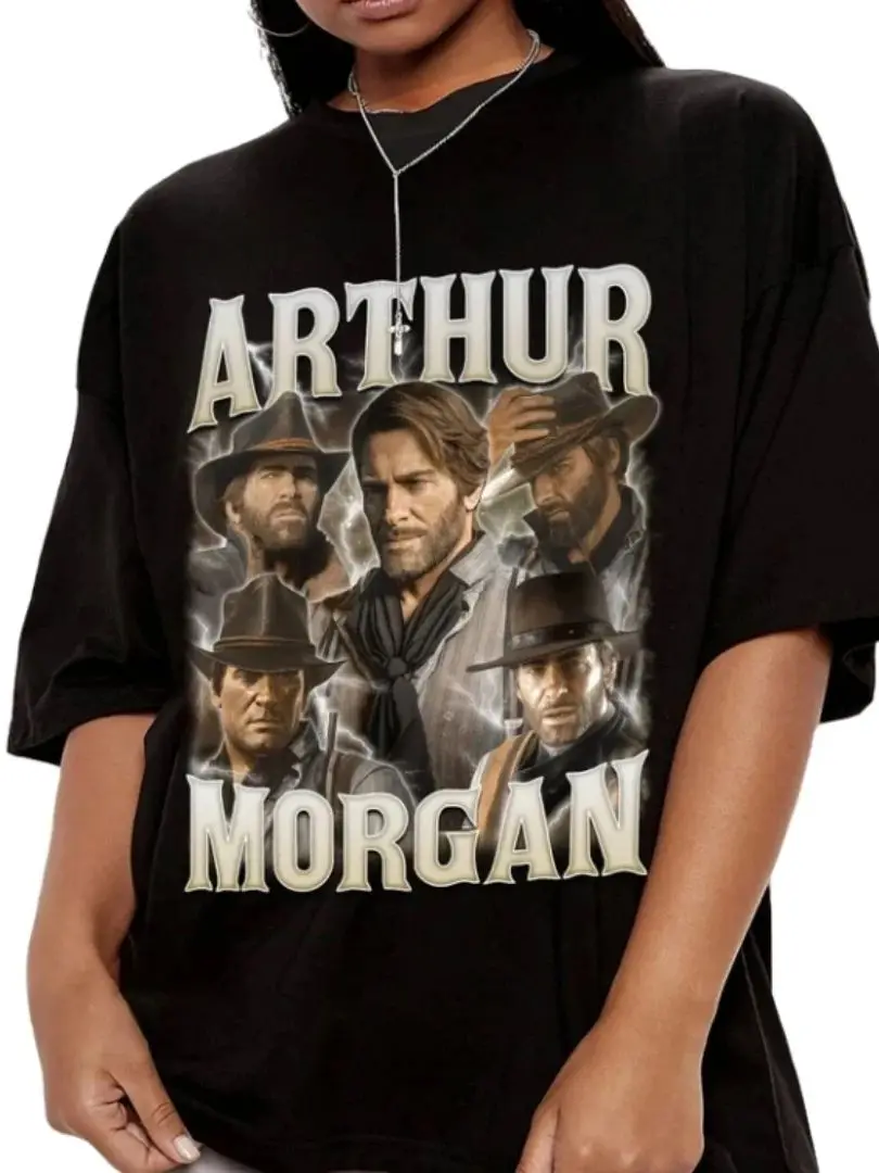 Arthur Morgan Vintage Merch T-Shirt Gift For Woman And Man Unisex T-Shirt 100% Cotton