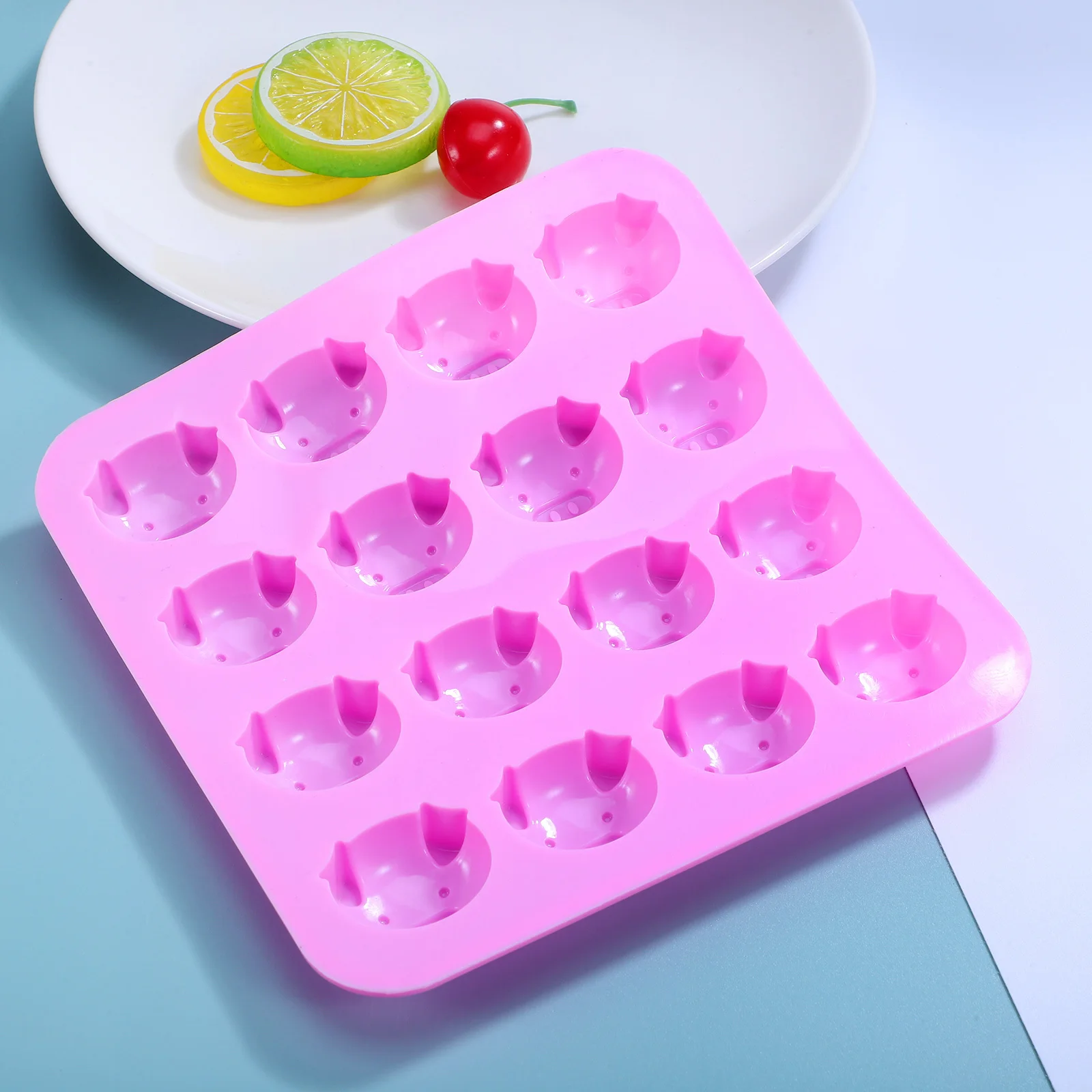 

1 pc Pig Silicone Mold Chocolate Cake Mold Non-Stick For Baking Fondant Candy Ice Cube Diy Party Baby Shower Kitchen Bakeware