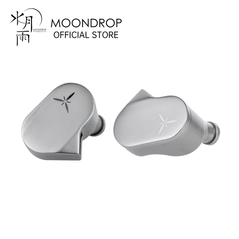 Проводные Hi-Fi наушники MOONDROP LAN, наушники-вкладыши IEM 0,78 мм с покрытием из бериллия, купольная композитная диафрагма, съемный кабель,