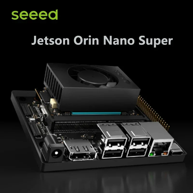 

Jetson Orin Nano Super Developer Kit 8GB 67 TOPS Compact Edge AI Board WiFi USB 3.2 Gen 2 ports, 2x M.2 Key M 10 sold