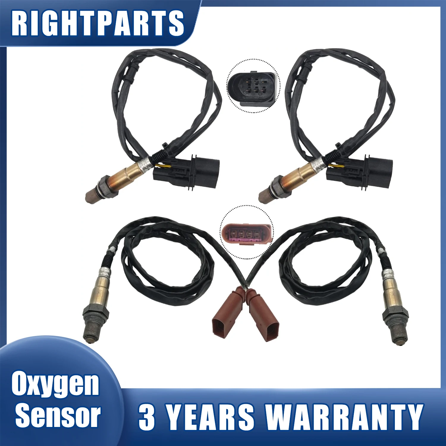 Upstream+Downstream Oxygen Sensor 234-5115 234-4874 For VW Touareg 4.2L 2004 2005 2006 2007 Audi A8 Quattro 4.2L 2004 2005 2006