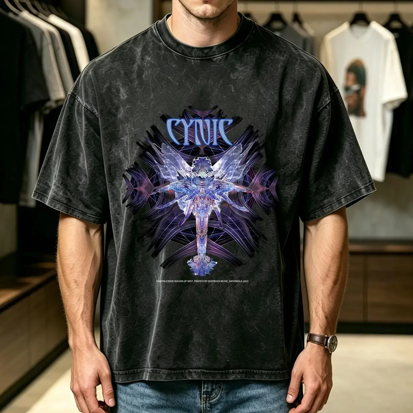 washed T Shirt Cynic Size XXL Brutal Mind Origin Pathology Spawn of Possession vintage Washed Versatile Top For Everyday Wear
