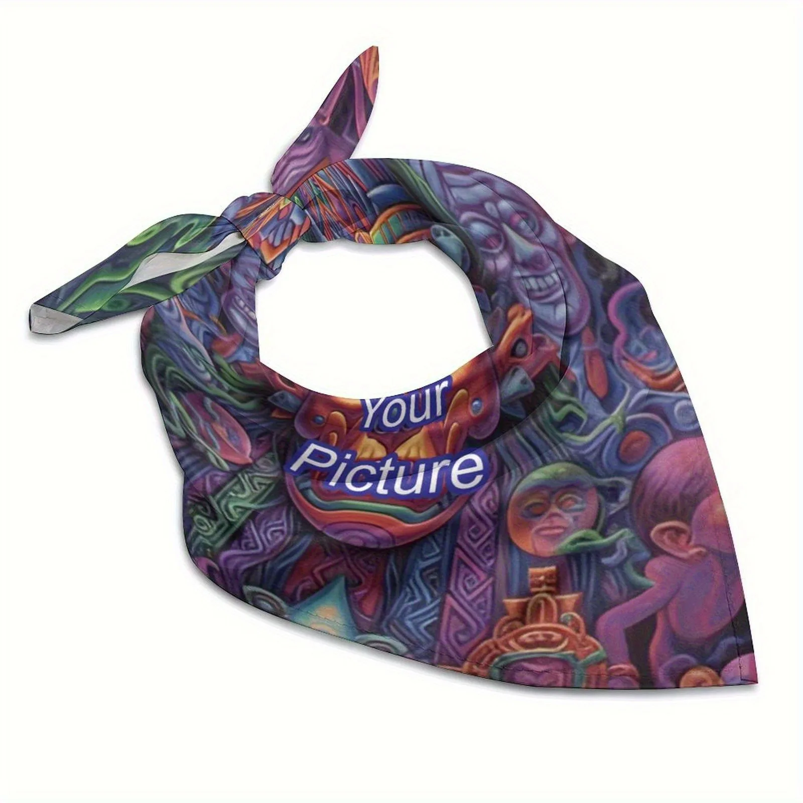 Custom Silk Scarf Personalized Scarf for Women Luxury Photo Name Pattern Birthday Gift Wedding Anniversary Gift Multiple Sizes