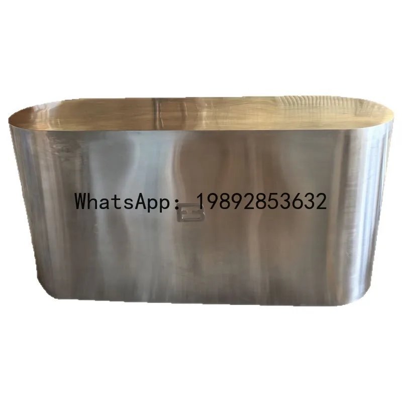 CZ Custom Stainless Steel Bar Counter Clothing Store Barber Shop Counter Simple Modern Beauty Salon Front Desk Reception Desk