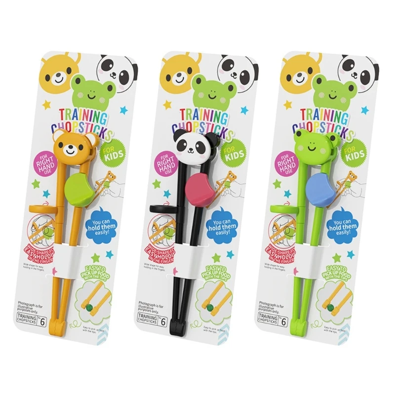 

Child Eat Learning Chopsticks Cartoon Animal Design Eating Helper for Toddlers