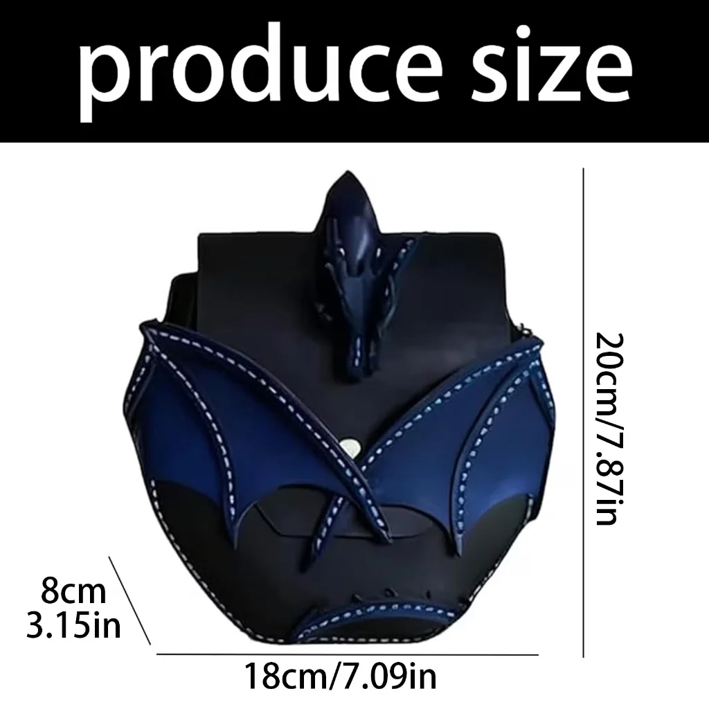 2026 3D Dragon Shaped Crossbody Bag Purse Sling Purse PU Leather Purse Sling Bag
