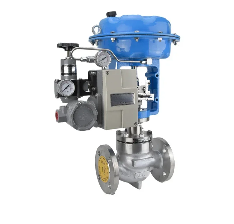 pneumatic steam proportional valve film single do flow temperature pneumatic adjust valve