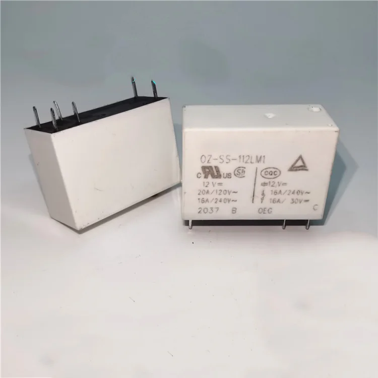 

HOT NEW 12V relay OZ-SS-112LM1 12VDC OZ-SS-112LM1-12VDC 12V 12VDC DC12V 16A 240VAC 6PIN