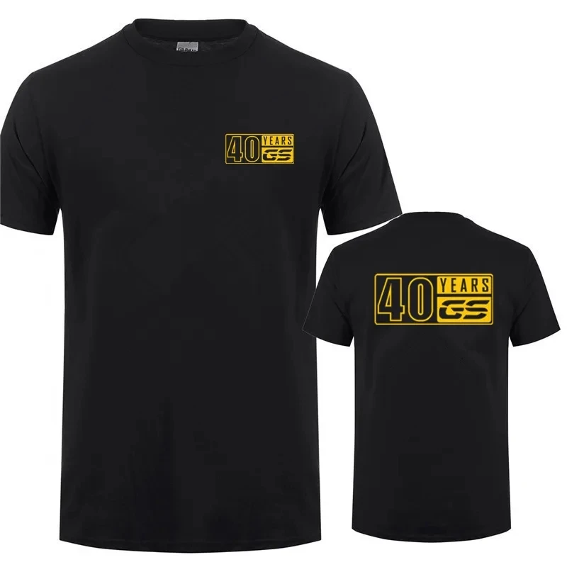 

Summer 40 Years GS T Shirt Tops New Fashion Short Sleeve T-shirts Tees Tshirts