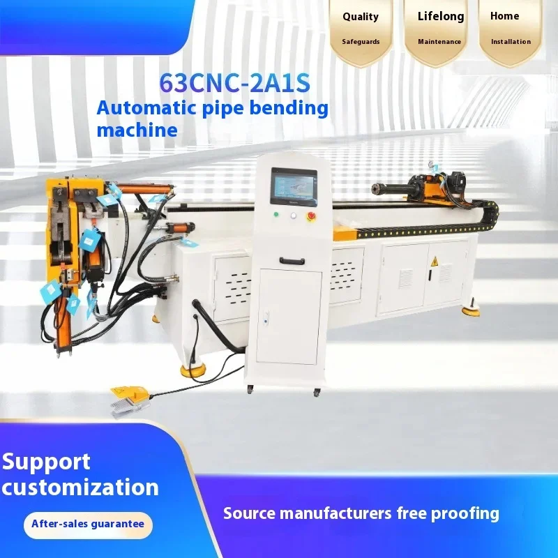 

63 Automatic CNC Greenhouse Metal Equipment For Round And Square Pipe Bending Machine