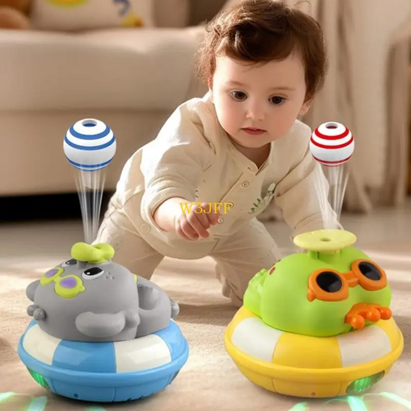 W3JF الكهربائية الدورية الفيل تهب الكرة لعبة الحسية اللعب الموسيقى انزلاق لعبة السيارة