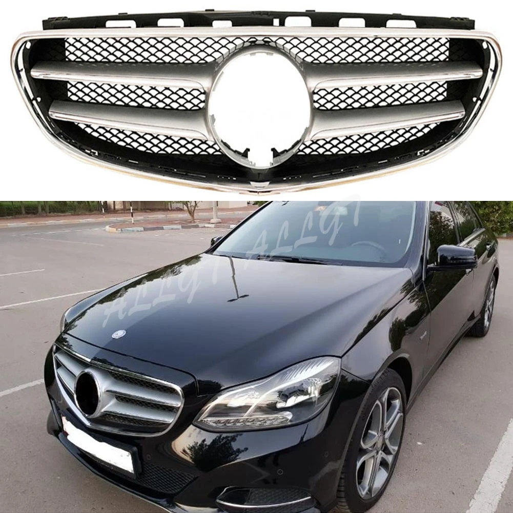 Front Racing Facelift Grilles Upper Grille For Mercedes-Benz W212 E-Class E250 E280 E300 E320 E400 E430 2014-2016 OEM