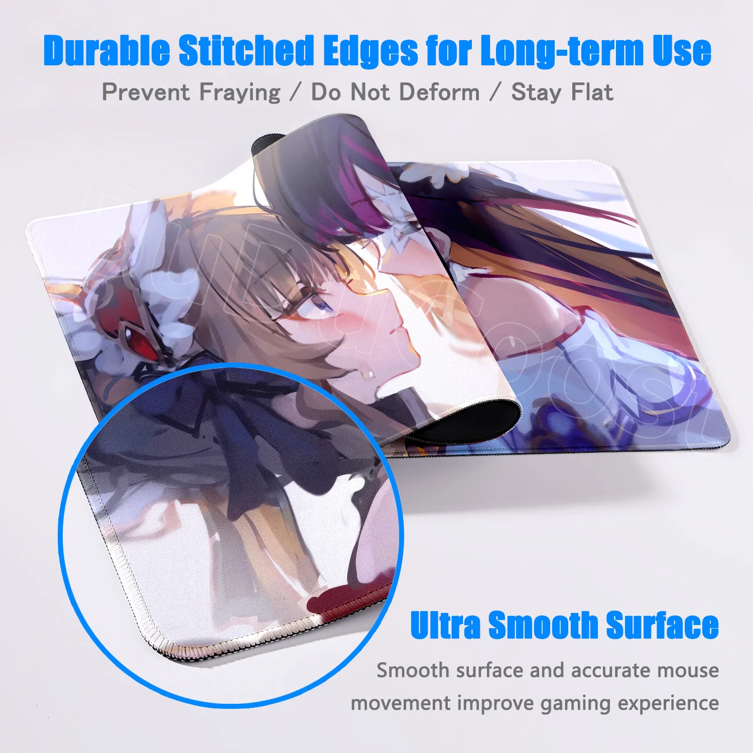 แผ่นรองเมาส์ลายการ์ตูนสาวน้อยสุดน่ารักจากเกม Genshin Impact รุ่น Sandrone Columbina สำหรับคีย์บอร์ด คอมพิวเตอร์ แล็ปท็อป และอุปกรณ์เกมเมอร์