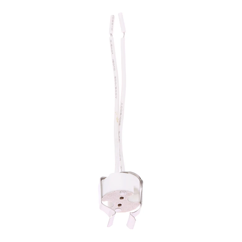 3Pcs MR16 GU5.3 G5.3 Socket MR16 Socket Lamp Holder With Bracket LED Halogen Gu5.3 Light Socket White 10cm Silicone Cable