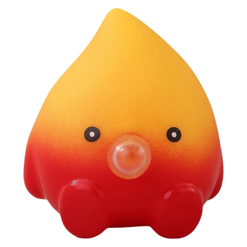 Squeezable Bubble Blowing Fireman Toy to Decompress for Autistic Kids Adult