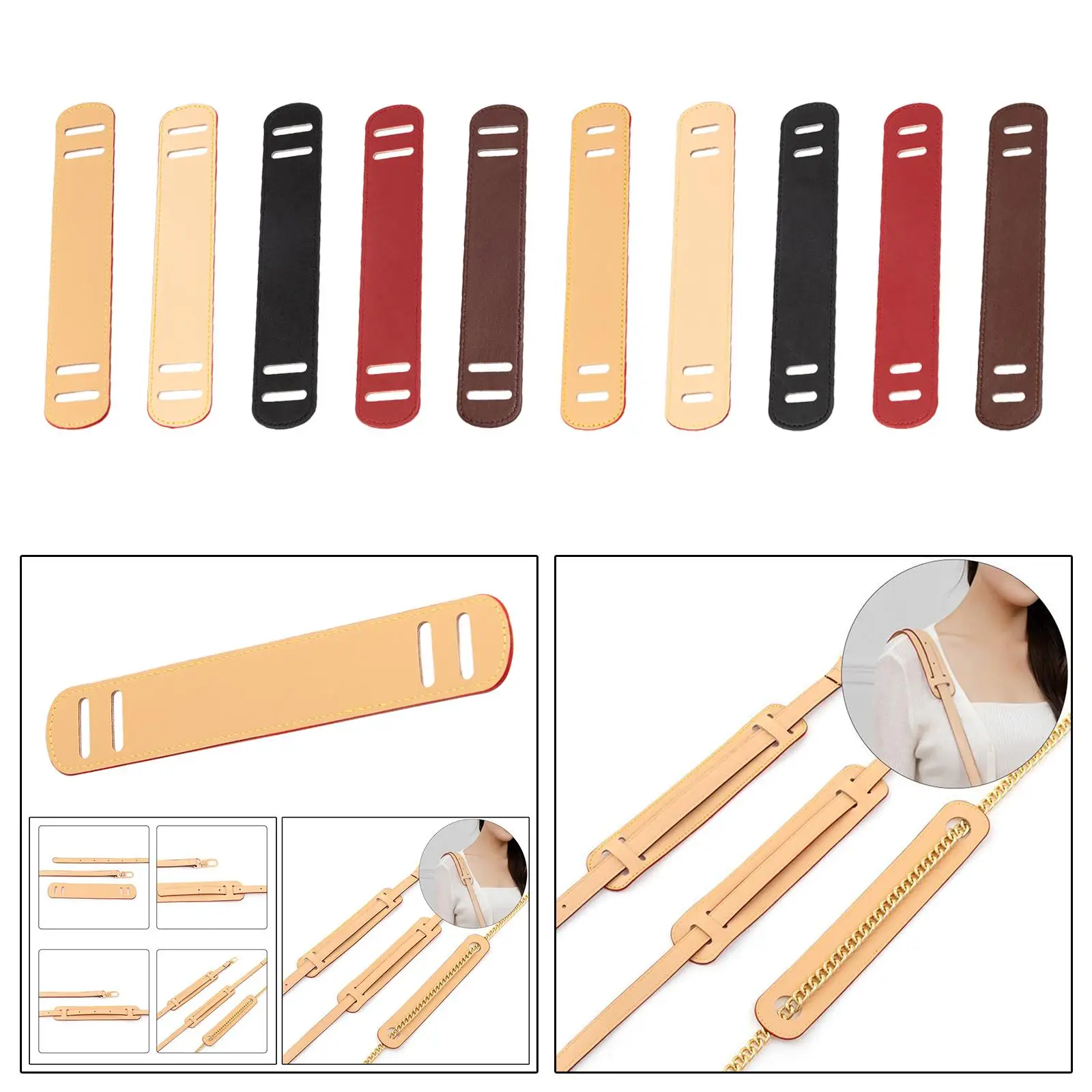 

Кожаный плечевой ремень, фиксирующая ручка, замена подушки для сумки из искусственной кожи для рюкзаков, ранцев, кошельков, сумки-тоут