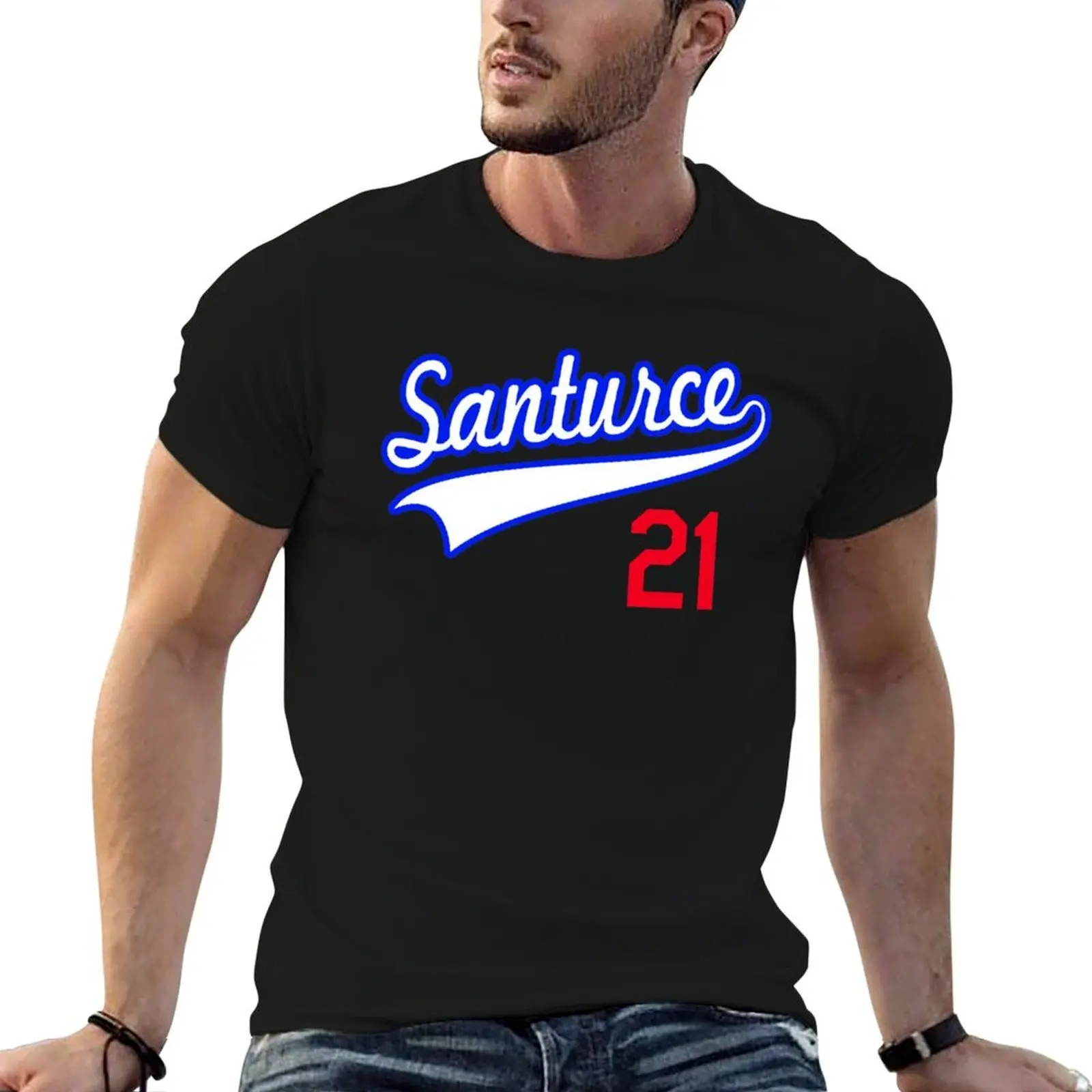 SANTURCE CRABBERS SHIRT AND STICKER T-Shirt Basic Comfort Fit T-Shirt for Men
