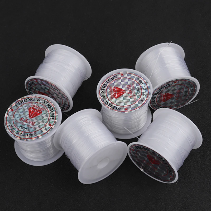 Louleur Fishing Line For Beads Wire Clear Non-Stretch Nylon String Beading Cord Thread For Jewelry Making Supply Wholesale