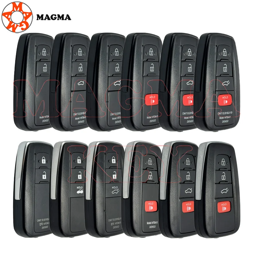 MAGMA لتويوتا كورولا كروس بريوس كامري C-HR RAV4 لاند كروزر برادو الذكية عن بعد مفتاح السيارة قذيفة غطاء 8990H-12010 #1