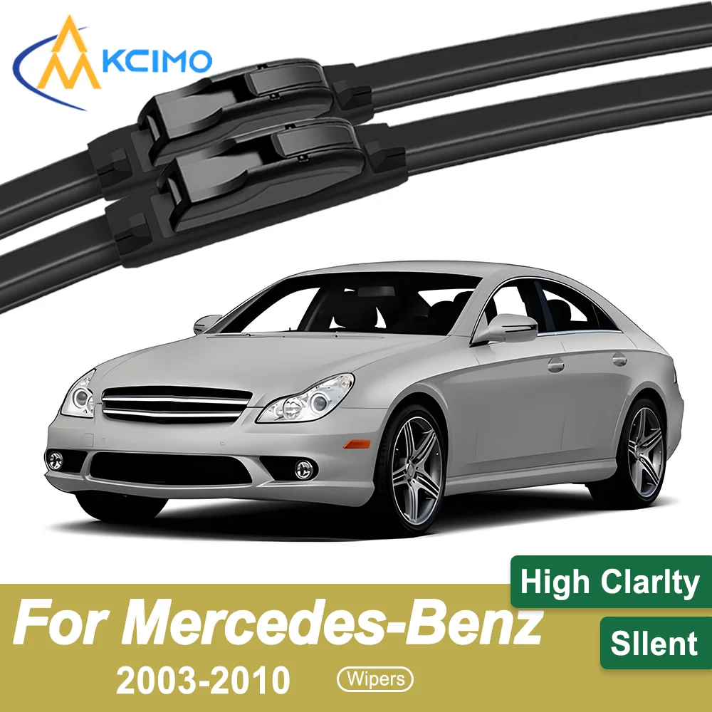 

Quiet & Effective 2PCS Wiper Blades For Mercedes-Benz CLS-Class C219 2003-2010 All-Season Clarity Reduced Noise Smudge-Free