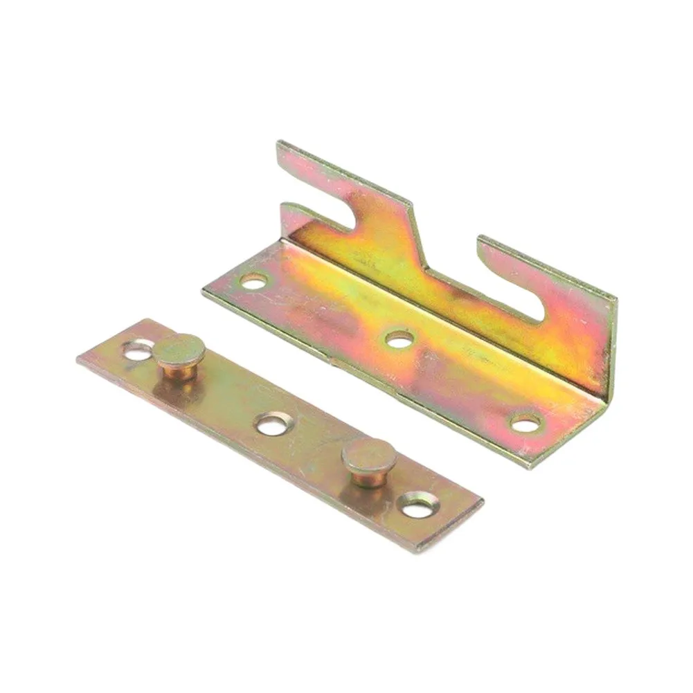 New Bed Hinge Bed Rail Bracket Rail Hook Tone Furniture Wood Bed Attachment Bed Bed Rail Brackets Bracket Fitting