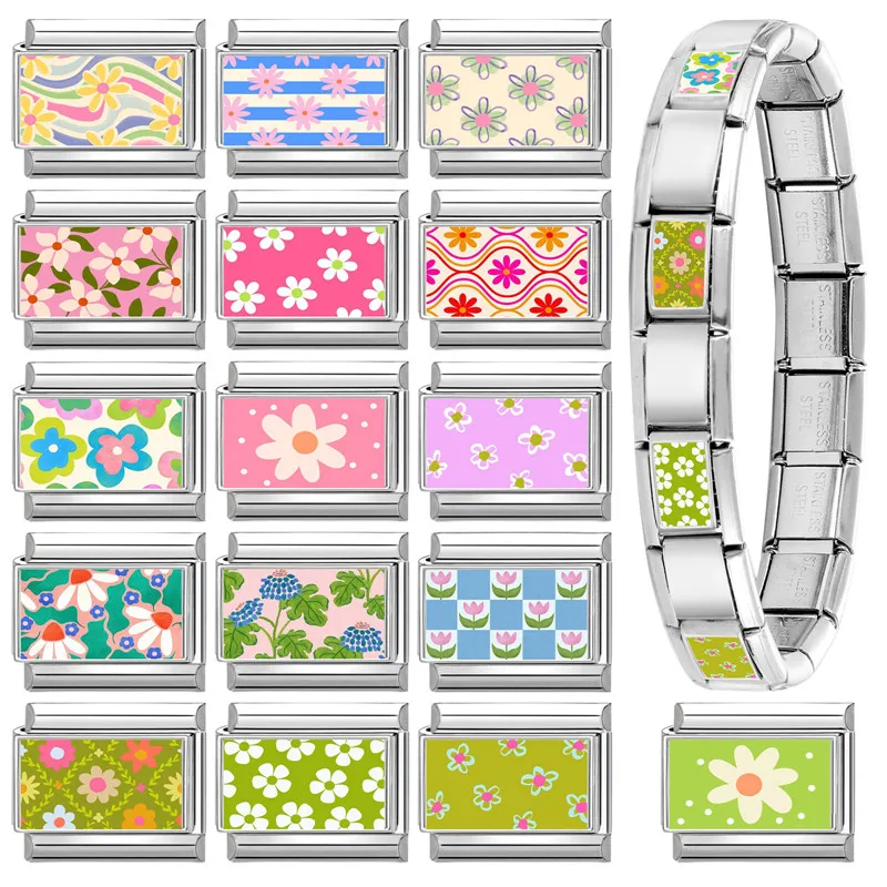 جديد جميل الحيوانات الأليفة القطط والكلاب وصلات سحرية إيطالية تناسب 9 مللي متر سوار الفولاذ المقاوم للصدأ النساء الرجال DIY بها بنفسك صنع المجوهرات