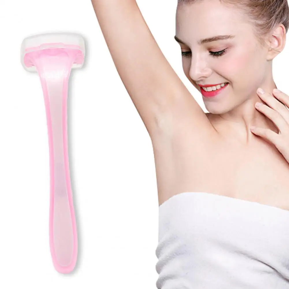 Ergonomic Handle Bikini Trimmer Time-saving Hair Removal Tool Intimate Grooming Razor Small Bikini Trimmer with for Women's