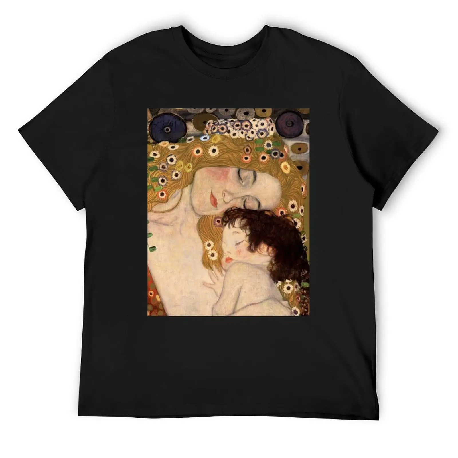 

Gustav Klimt, The Three Ages of Woman, 1905 T-Shirt funny shirt cotton basketball graphic tees cheap stuff mens t shirt