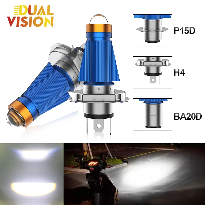 2Pcs H4/P15D/BA20D …