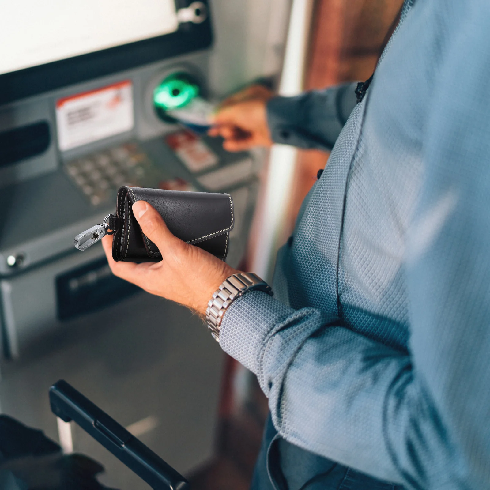 

Bag Door Pouch Portable Storage Case For Car Door Key Holder Home Outdoor Travel Waist Hanging Key Holder