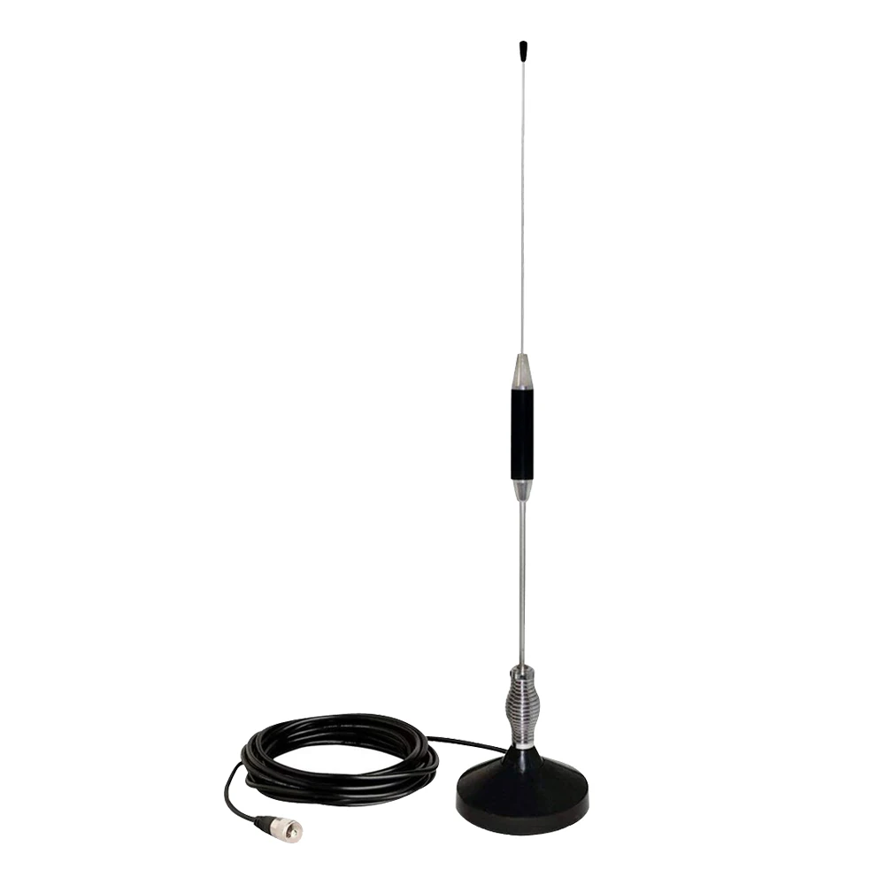 27MHz High Gain CB Radio Antenna with 5 Meters Feeder Cable Heavy Duty Magnet Mount Mobile / Car Radio